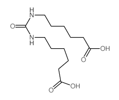 6-(5-carboxypentylcarbamoylamino)hexanoic acid结构式