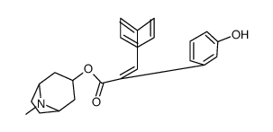 (8-methyl-8-azabicyclo[3.2.1]octan-3-yl) (E)-2-(3-hydroxyphenyl)-3-phenylprop-2-enoate结构式