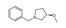 (3R)-1-Benzyl-3-methoxypyrrolidine Structure