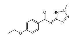 Benzamide, 4-ethoxy-N-(2-methyl-2H-tetrazol-5-yl)- (9CI) Structure