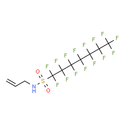 N-allyl-1,1,2,2,3,3,4,4,5,5,6,6,7,7,7-pentadecafluoroheptane-1-sulphonamide Structure