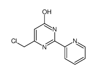 6-(chloromethyl)-2-(2-pyridyl)pyrimidin-4-ol Structure