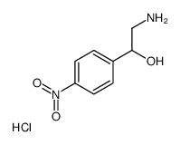 2-amino-1-(4-nitrophenyl)ethanol,hydrochloride结构式