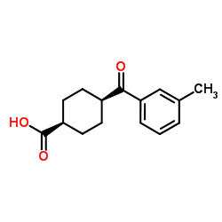 cis-4-(3-Methylbenzoyl)cyclohexanecarboxylic acid图片