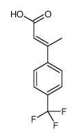 3-[4-(trifluoromethyl)phenyl]but-2-enoic acid Structure