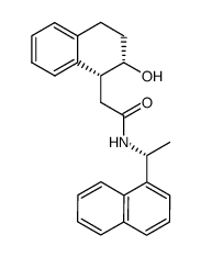 (1R,2S,R)-cis-1-(2-Hydroxy-1,2,3,4-tetrahydro-1-naphthyl)methyl N-[1-(1-naphthyl)ethyl]amide Structure