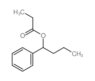 1-phenylbutyl propanoate结构式