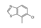 Benzothiazole, 6-chloro-7-methyl- (9CI)结构式