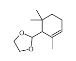 2-(2,6,6-trimethylcyclohex-2-en-1-yl)-1,3-dioxolane Structure