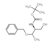 n-boc-(2s,3s)-2-amino-3-benzyloxy-1-butanol结构式