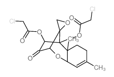 4β,15-bis(chloroacetoxy)scirpen-3-one结构式