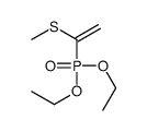 1-diethoxyphosphoryl-1-methylsulfanylethene结构式