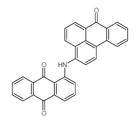 1((7-Oxo-7H-benz(de)anthracene-3-yl)amino)anthraquinone structure