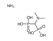 ammonium trihydrogen [dimethylamino)methylene]bisphosphonate Structure