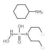 bis(2-chloroethyl)amino-(hydroxyamino)phosphinic acid; cyclohexanamine picture