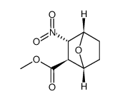 methyl (1R,2S,3S,4S)-3-nitro-7-oxabicyclo[2.2.1]heptane-2-carboxylate结构式