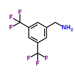 3,5-双(三氟甲基)苯甲胺结构式