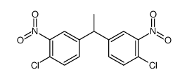 1,1-bis-(4-chloro-3-nitro-phenyl)-ethane结构式