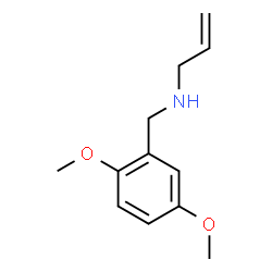 [(2,5-dimethoxyphenyl)methyl](prop-2-en-1-yl)amine结构式