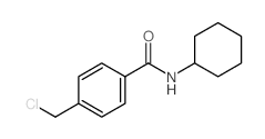 4-Chloromethyl-N-cyclohexylbenzamide结构式