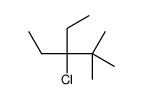 3-Chloro-3-ethyl-2,2-dimethylpentane Structure