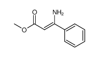 (Z)-methyl 3-amino-3-phenylacrylate Structure