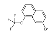 2-bromo-8-(trifluoromethoxy)naphthalene Structure