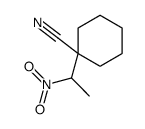 1-(1-nitroethyl)cyclohexane-1-carbonitrile Structure