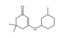 5,5-dimethyl-3-((3-methylcyclohexyl)oxy)cyclohex-2-en-1-one结构式