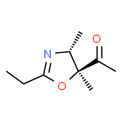 Ethanone, 1-(2-ethyl-4,5-dihydro-4,5-dimethyl-5-oxazolyl)-, trans- (9CI) picture