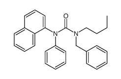 1-benzyl-1-butyl-3-naphthalen-1-yl-3-phenylurea结构式