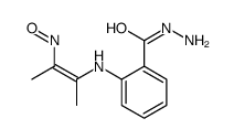 3-(2-carboxyhydrazine)phenylimino-2-oximobutane结构式