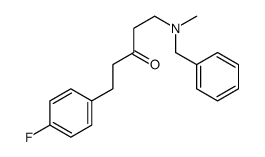 1-[benzyl(methyl)amino]-5-(4-fluorophenyl)pentan-3-one Structure