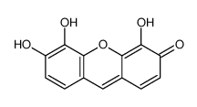 4,5,6-trihydroxyxanthen-3-one Structure