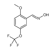 Benzaldehyde, 2-methoxy-5-(trifluoromethoxy)-, oxime结构式