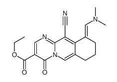 ethyl (10E)-11-cyano-10-(dimethylaminomethylidene)-4-oxo-8,9-dihydro-7H-pyrimido[1,2-b]isoquinoline-3-carboxylate Structure