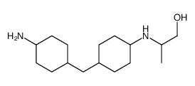 2-[[4-[(4-aminocyclohexyl)methyl]cyclohexyl]amino]propan-1-ol结构式