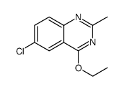 Quinazoline, 6-chloro-4-ethoxy-2-methyl Structure