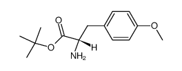 3-[4-Methoxyphenyl]-alanine-tert-butyl ester结构式