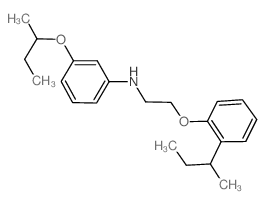 N-[3-(sec-Butoxy)phenyl]-N-{2-[2-(sec-butyl)-phenoxy]ethyl}amine Structure