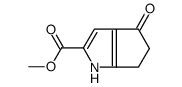 METHYL 4-OXO-1,4,5,6-TETRAHYDROCYCLOPENTA[B]PYRROLE-2-CARBOXYLATE structure