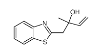 2-Benzothiazoleethanol,alpha-ethenyl-alpha-methyl-(9CI) structure