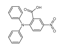 2-carboxy-4-nitrotriphenylamine结构式