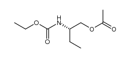 (S)-(-)-2-[N-(ethoxycarbonyl)amino]butyl acetate Structure