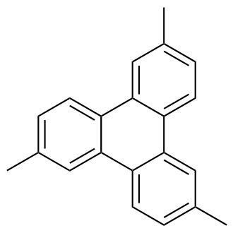 2,6,10-三甲基三苯撑结构式