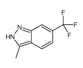 3-Methyl-6-(trifluoromethyl)-1H-indazole结构式