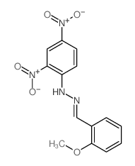 Benzaldehyde,2-methoxy-, 2-(2,4-dinitrophenyl)hydrazone picture