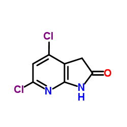 4,6-DICHLORO-1H-PYRROLO[2,3-B]PYRIDIN-2(3H)-ONE Structure