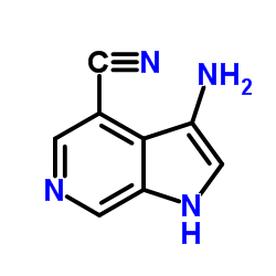 3-Amino-4-cyano-6-azaindole structure