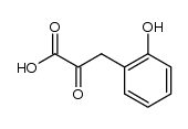 BENZENEPROPANOIC ACID, 2-HYDROXY-.ALPHA.-OXO-结构式